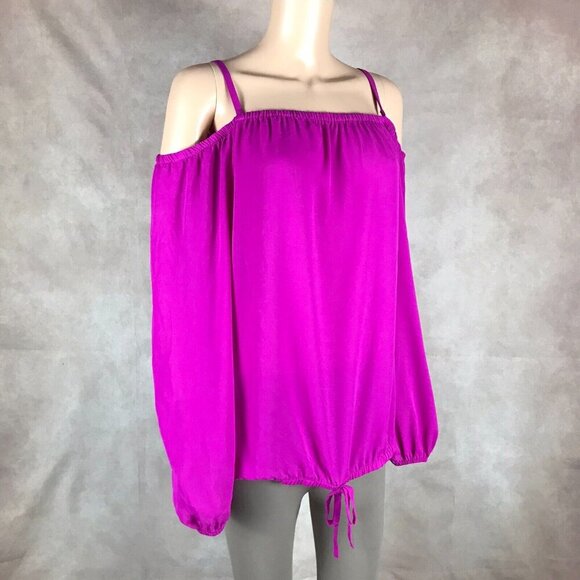INC Magenta Off The Shoulder Top NEW Size XL - Picture 4 of 7